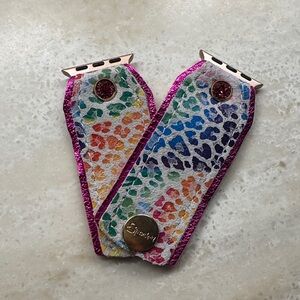 Colorful Leopard Print Watch Band